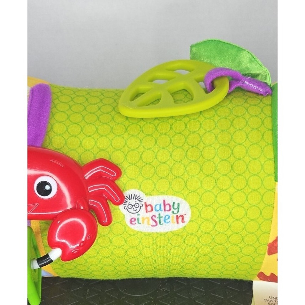 Baby Einstein Sea Life Round Learning Activity Pillow Blue Reef Rainforest - Picture 2 of 11